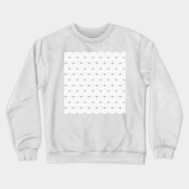 Geodesic Sphere, White Crewneck Sweatshirt by Heyday Threads